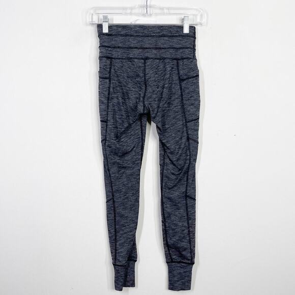 ATHLETA Excursion Jogger Leggings in Marled Black and Gray Sz. XS - Picture 5 of 5